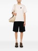 Cotton t-shirt in ivory