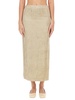 VISCOSE VELVET SKIRT