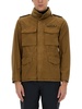 COTTON JACKET WITH LOGO