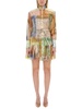COTTON MINI DRESS WITH PRINT