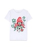 MUSHROOM AND FLOWER M/C T-SHIRT