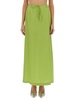 LONG SILK SKIRT