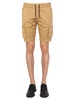 COTTON TWILL BERMUDA SHORTS