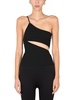 ONE-SHOULDER TOP WITH CUT-OUT DETAILS