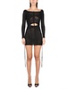 RIBBED KNIT MINI DRESS