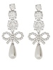 PEARL EARRINGS WITH CRYSTAL BOW