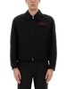 COTTON ZIPPERED JACKET WITH EMBROIDERY