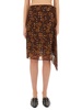 SKIRT WITH PRINT AND APPLIQUÉ