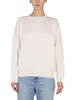 CASHEMRE BLEND EMBROIDERED LOGO SWEATER