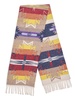 Doug Good Feather Desert Earth Fire Scarf - Brown