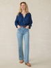 Tried & True Easton Top - Deep Lagoon Wash