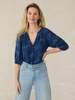 Seacliff Top - Indigo Isle Print