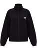 Jacket with hood hidden in collar