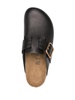 Birkenstock Boston Bold Black, Pull Up Leather Shoes