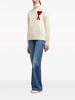 White Wool Ami de Coeur Sweater