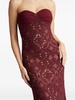 Strapless Lace A-Line Gown