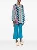Zig Zag cotton and silk shirt