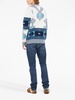 Icon jacquard virgin wool sweater