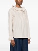 Striped shirt with ruffles