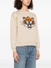 Embroidered Tiger logo sweatshirt