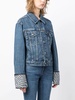 Alexander Wang Logo Wave Trucker Jacket Clothing