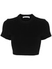 Alexander Wang Crop Top With Embossed Logo