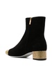 Embellished suede ankle boots