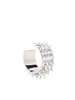 Big Karma stud embellished hoops
