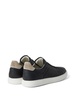 Logo leather sneakers