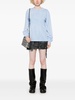 Alexander Wang Essential Jsy Ls T-Shirt W/ Puff Logo & Bound Neck Clothing