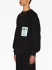 Black Cotton Sweatshirt