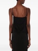 DRAPED SATIN TANK TOP