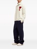 White Wool Ami de Coeur Sweater