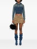 Distressed blue hoodie by Diesel.