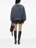 Alexander Wang Essential Terry Crew Sweatshirt W/ Puff Paint Logo Clothing