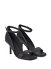 Monili-trim leather sandals