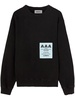 Black Cotton Sweatshirt