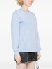Alexander Wang Essential Jsy Ls T-Shirt W/ Puff Logo & Bound Neck Clothing