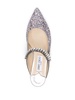 Bing embellished leather-trimmed mules