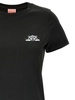 Printed Tiger logo t-shirt in cotone