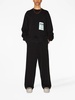 Black Cotton Sweatshirt