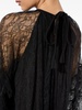Delia Ruffle Angel-Sleeve Tunic Dress