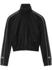 Alexander Wang Logo-Tape Cropped Track Jacket