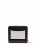 Black\/gold Zip Around Falabella Wallet
