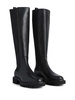 Maeve Knee High Slip On Leather Boots