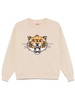 Embroidered Tiger logo sweatshirt