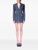 button-embellished dress