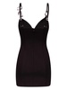 crystal-link minidress