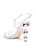Robyn 105mm laminated-leather sandals