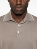 fine-knit polo shirt